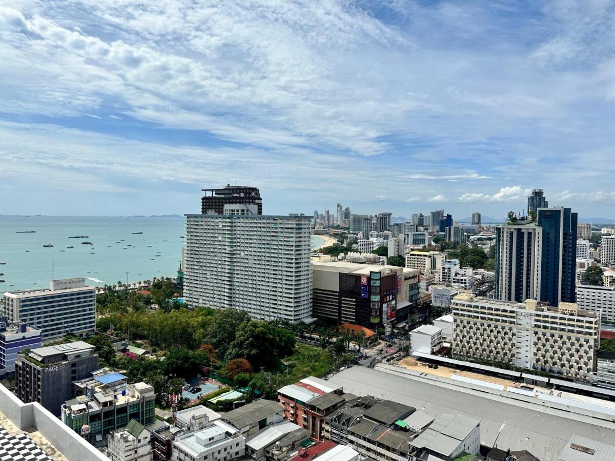 Best Location Condo With Swimming Pool, Gym, Sauna, Washing Mashine, Fast Internet In Central Of Pattaya Eksteriør bilde