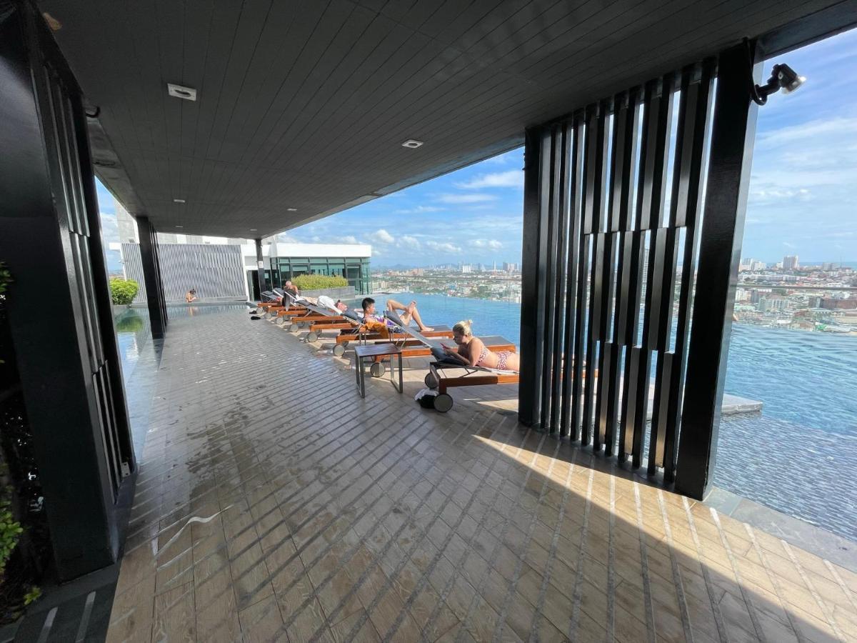 Best Location Condo With Swimming Pool, Gym, Sauna, Washing Mashine, Fast Internet In Central Of Pattaya Eksteriør bilde