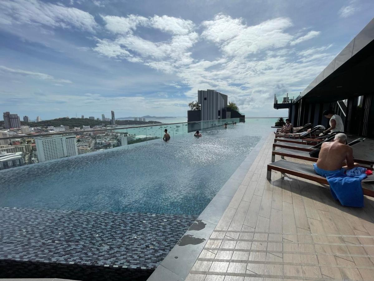 Best Location Condo With Swimming Pool, Gym, Sauna, Washing Mashine, Fast Internet In Central Of Pattaya Eksteriør bilde