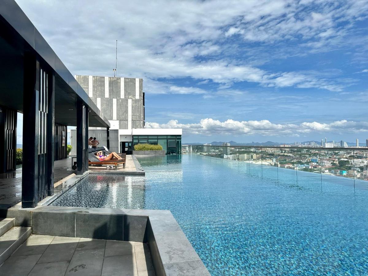 Best Location Condo With Swimming Pool, Gym, Sauna, Washing Mashine, Fast Internet In Central Of Pattaya Eksteriør bilde